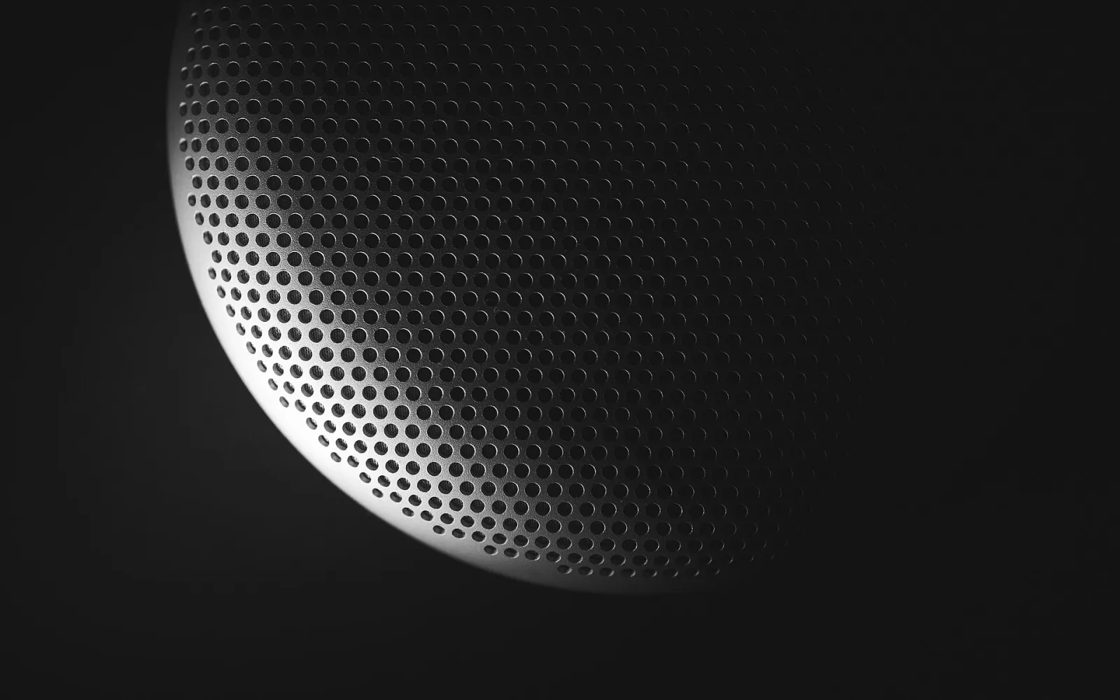 Grille d'enceinte en gros plan